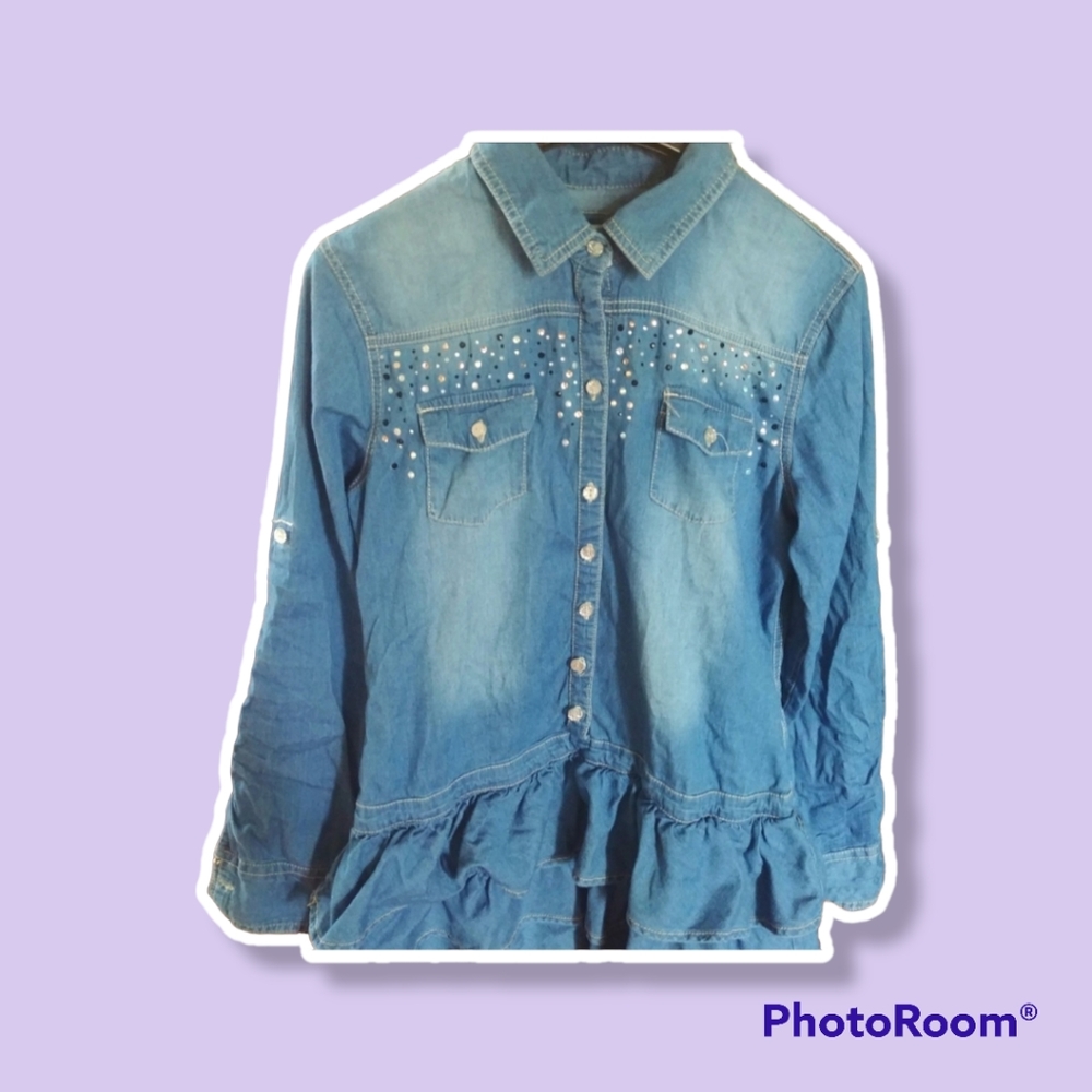 Blue Dressy Shirt